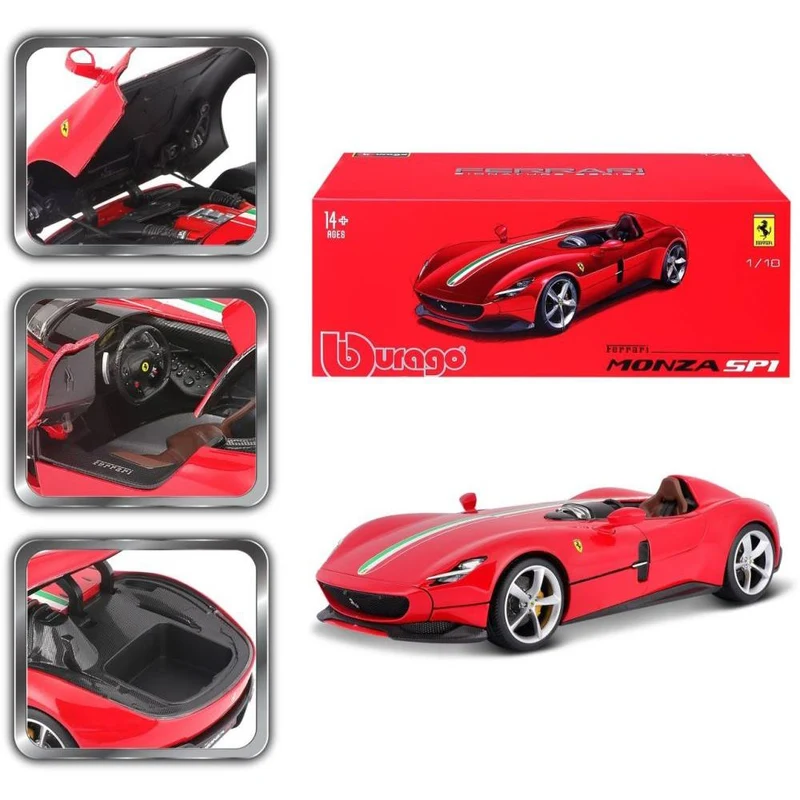 Bburago Ferrari Signature Monza SP1 1/18 red