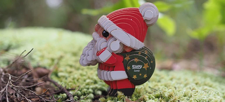 Öko-Puzzle 3D – Weihnachtsmann