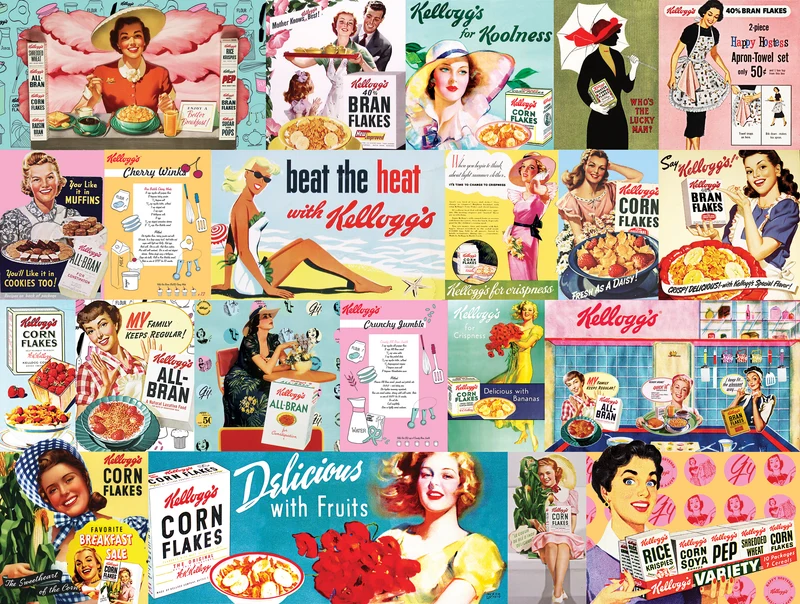 Vintage Kellogg's - Through The Years (1000pcs)