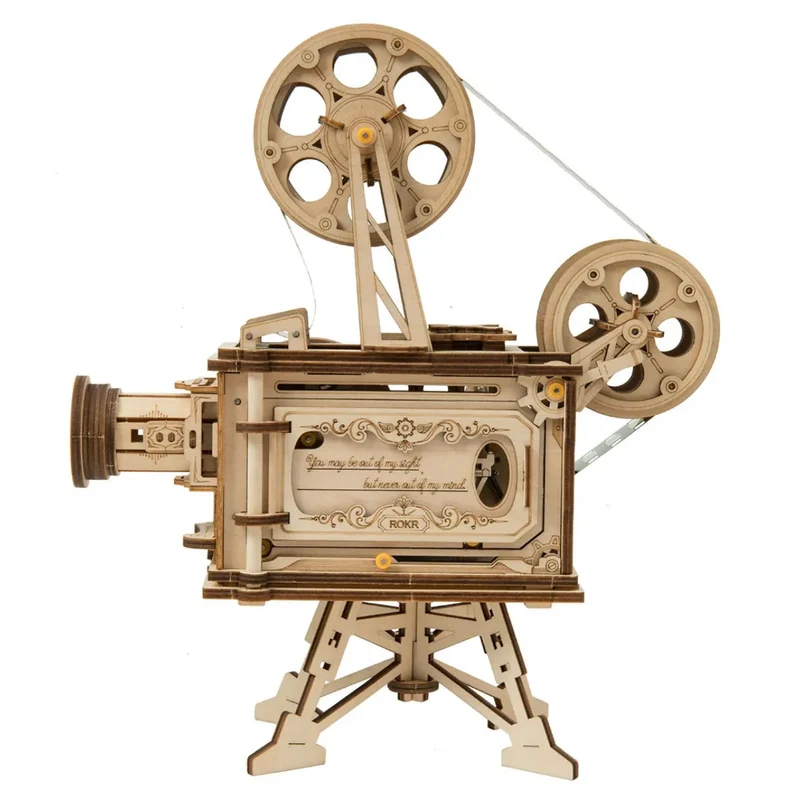 ROKR - Vitascope - 3D Holzbausatz - Holzmodell mit Getriebe