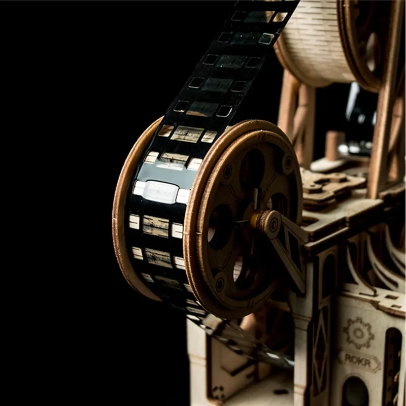 ROKR - Vitascope - 3D Holzbausatz - Holzmodell mit Getriebe