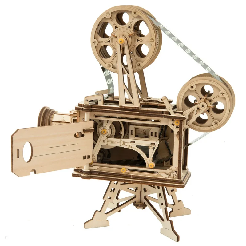 ROKR - Vitascope - 3D Holzbausatz - Holzmodell mit Getriebe