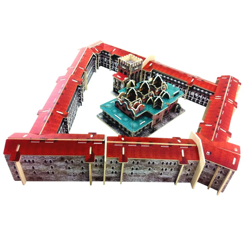 Anek - Rila Monastery Kloster - 3D Puzzle aus Holz