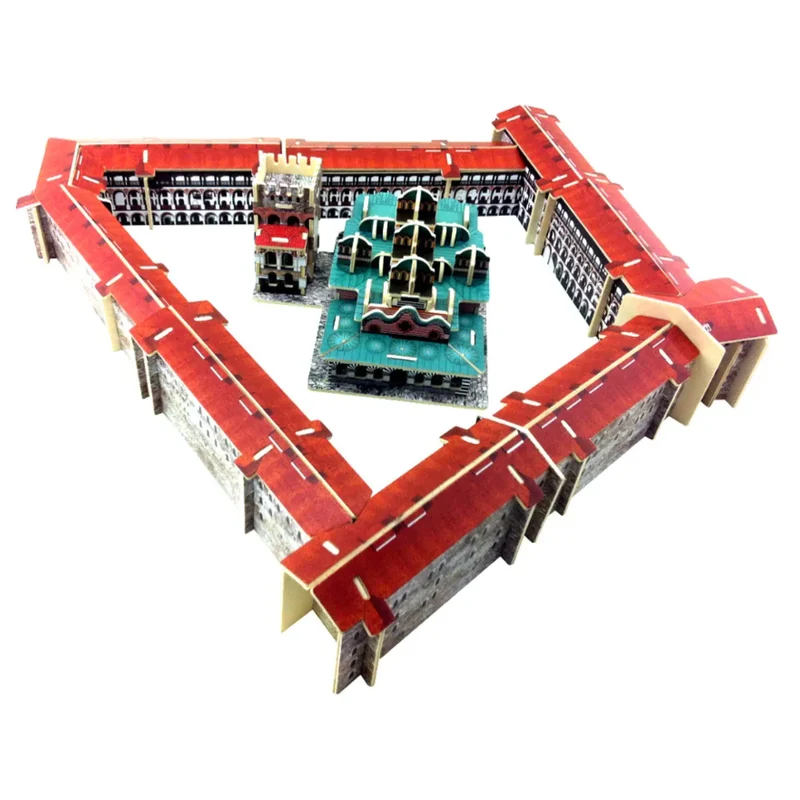 Anek - Rila Monastery Kloster - 3D Puzzle aus Holz
