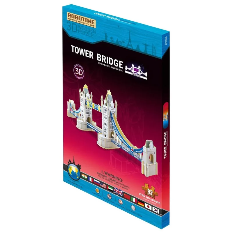 Anek - Tower Bridge - 3D Puzzle aus Holz
