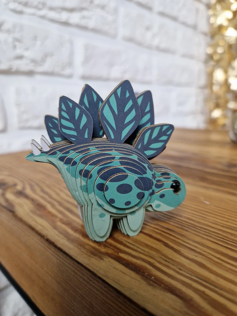 Öko-Puzzle 3D – Stegosaurus