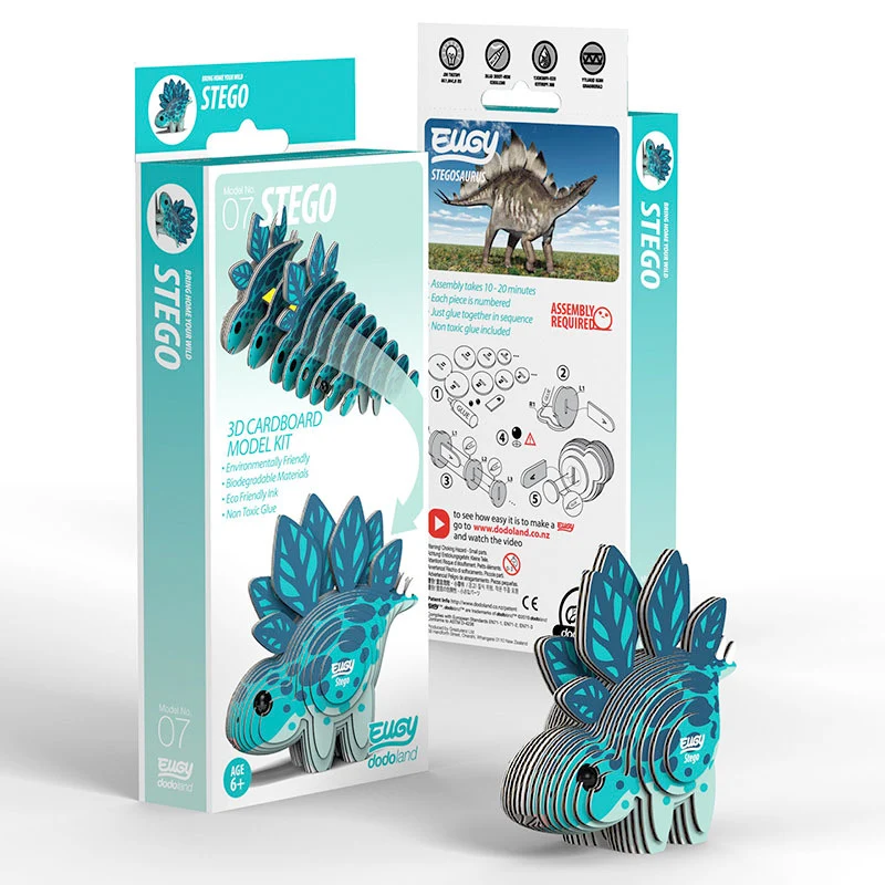 Öko-Puzzle 3D – Stegosaurus