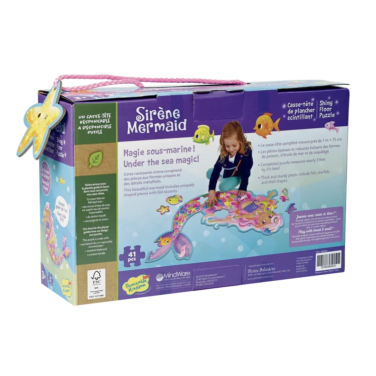 Mermaid Floor Puzzle