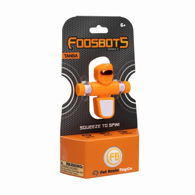 Foosbots Tischfußballspiel – Set für einen Spieler – Orange