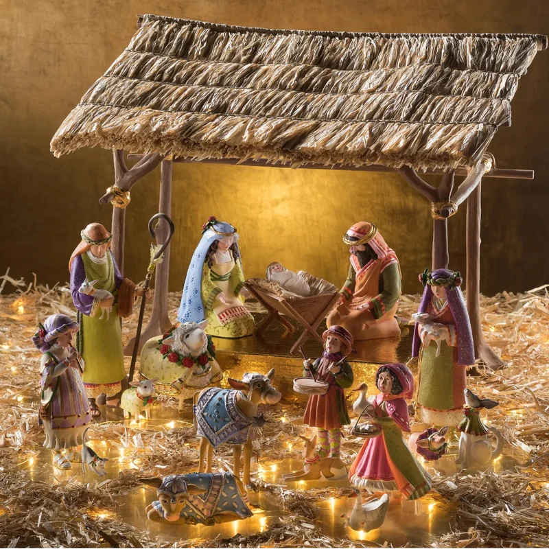 Krinkles - Nativity Mini Figuren - Krippenfiguren Set