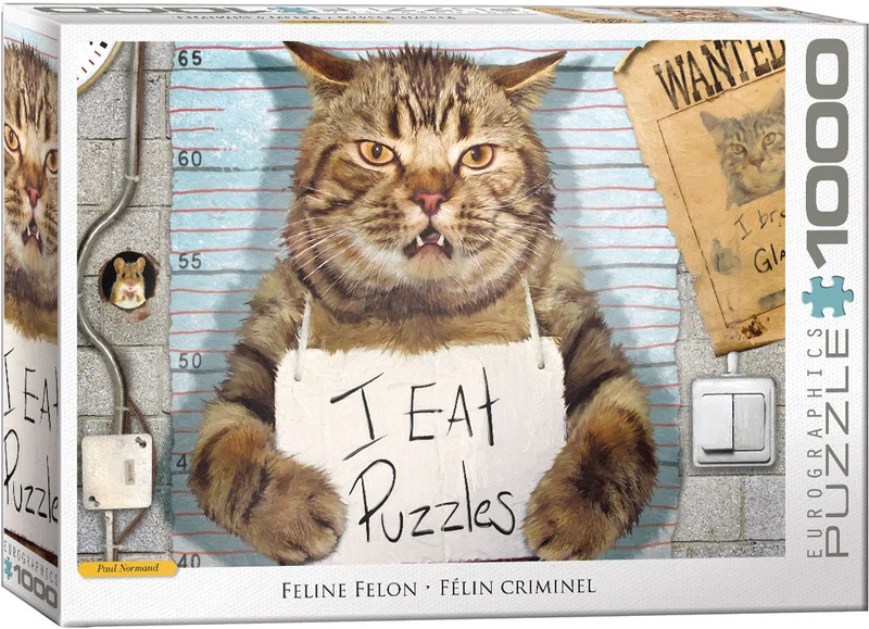PFG Feline Felon, Paul Normand (1000pcs) (Usage/Used - PUZZLES FOR GOOD)