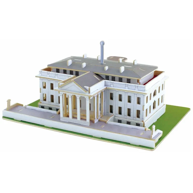 Anek - White House - 3D Puzzle aus Holz