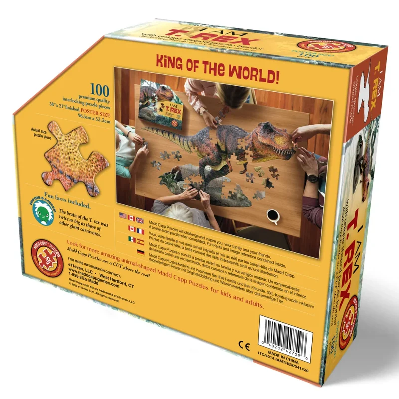 Madd Capp Puzzle - Junior T - Rex - 100 XL Teile