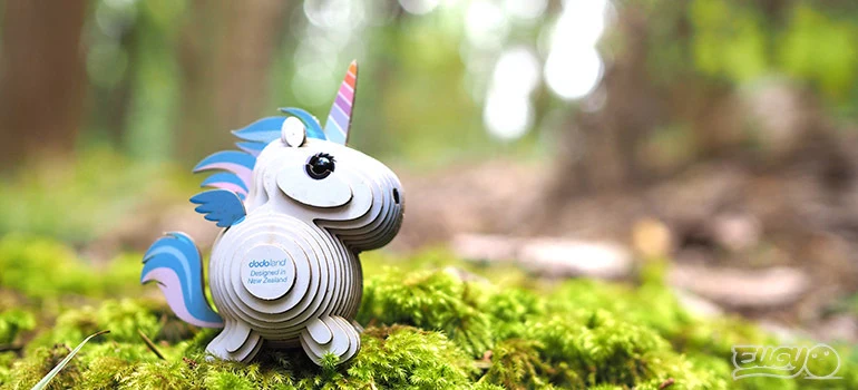 Öko-Puzzle 3D – Einhorn