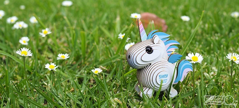 Öko-Puzzle 3D – Einhorn