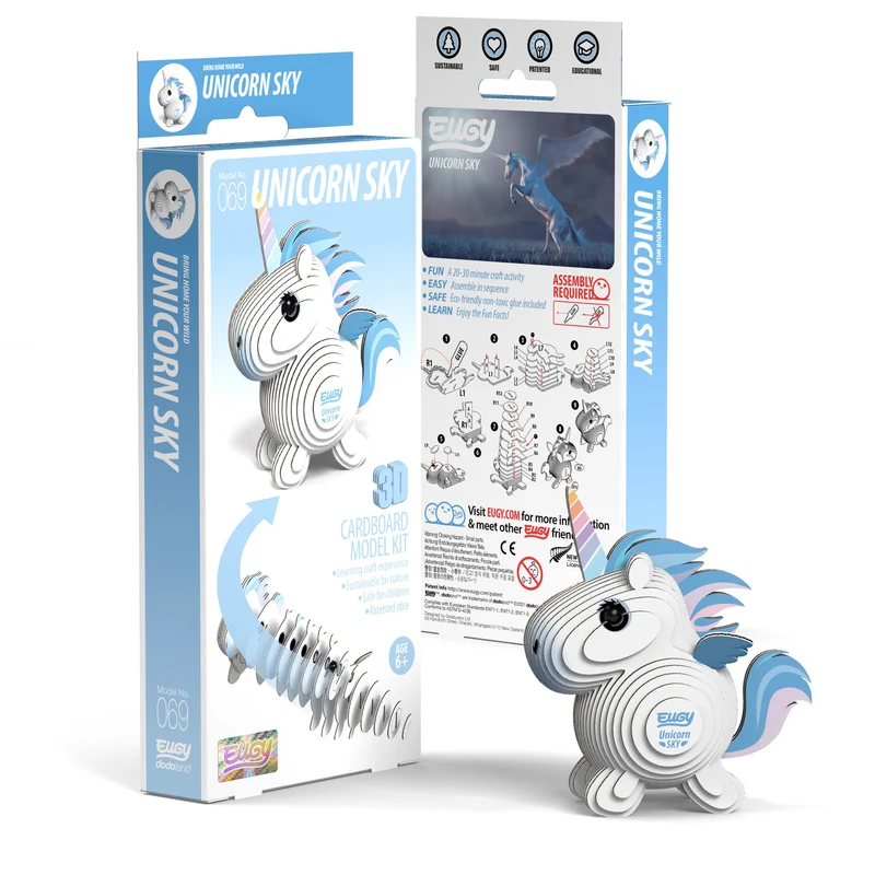 Öko-Puzzle 3D – Einhorn
