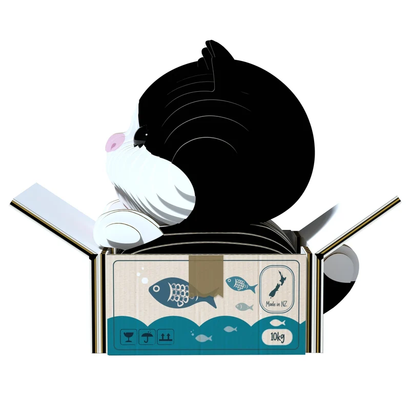 Öko-Puzzle 3D – Kätzchen Tuxedo