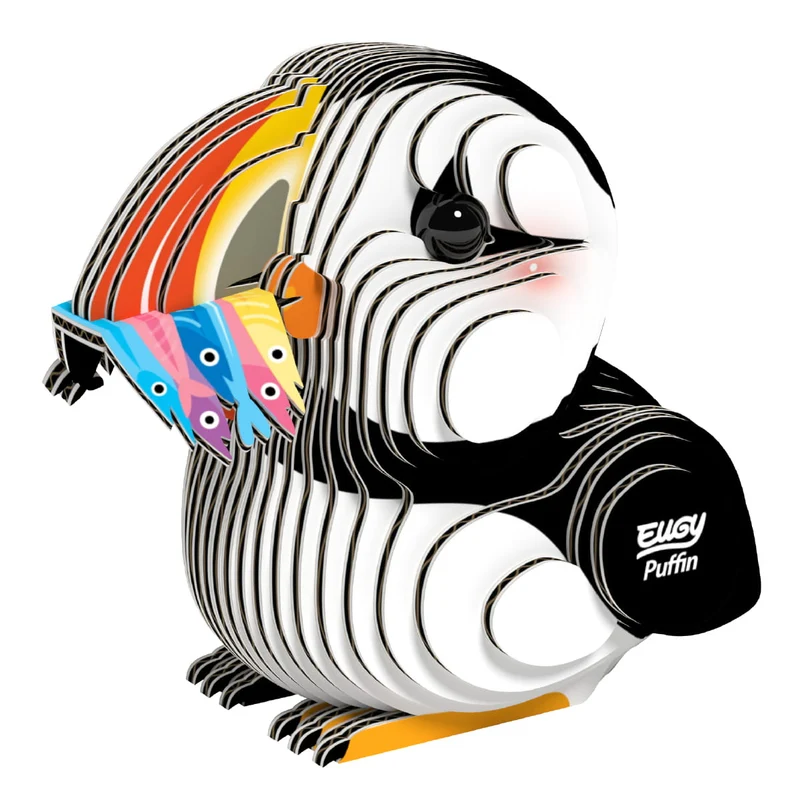 Öko-Puzzle 3D – Papageientaucher