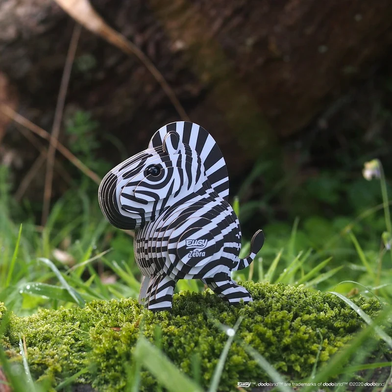 Öko-Puzzle 3D – Zebra
