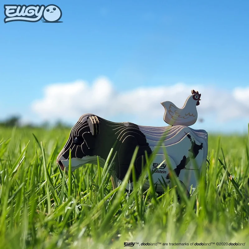 Öko-Puzzle 3D – Kuh
