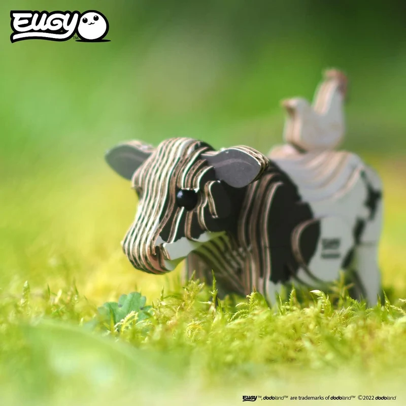 Öko-Puzzle 3D – Kuh
