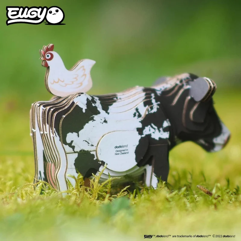 Öko-Puzzle 3D – Kuh