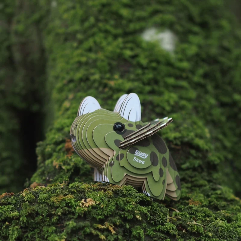 Öko-Puzzle 3D – Triceratops