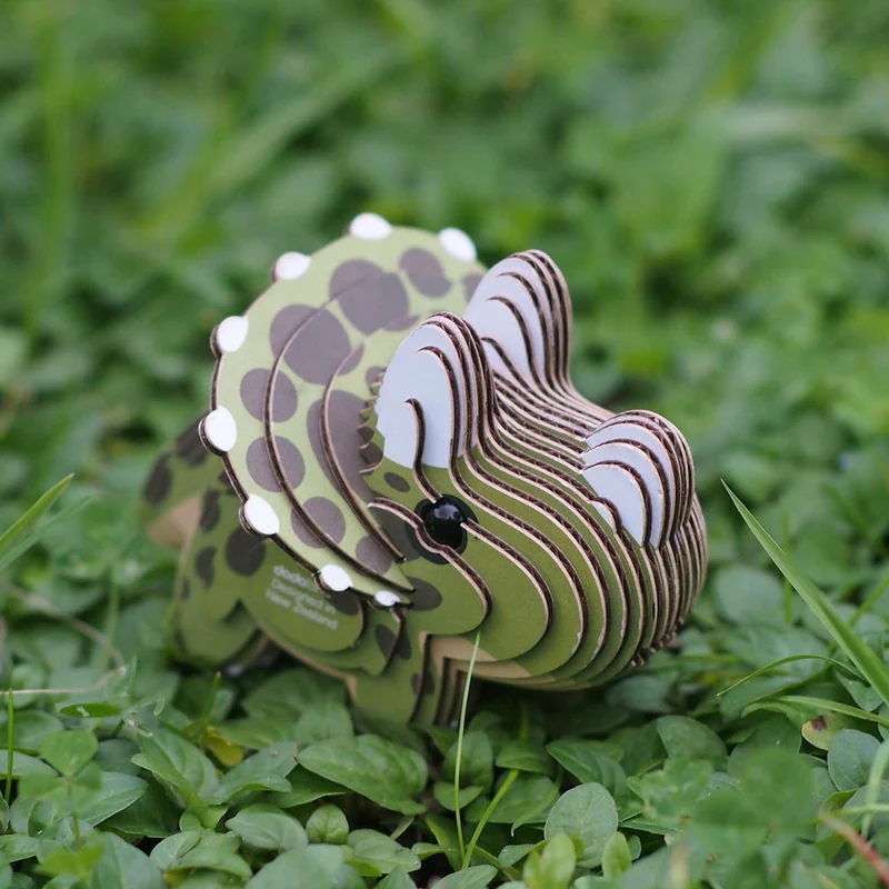 Öko-Puzzle 3D – Triceratops