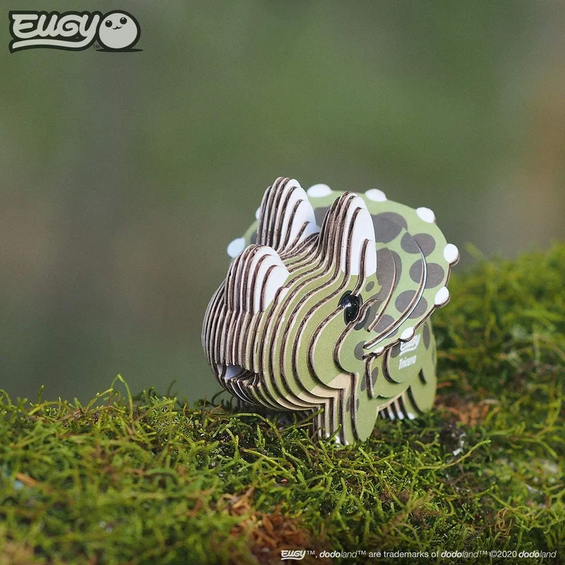 Öko-Puzzle 3D – Triceratops