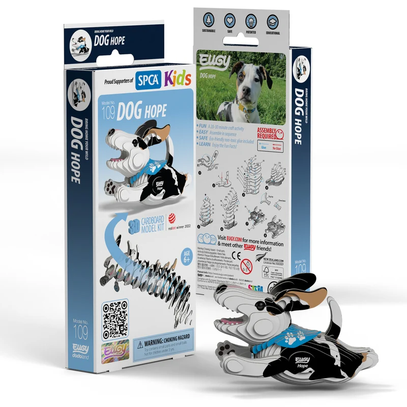 Öko-Puzzle 3D – Hund Hope