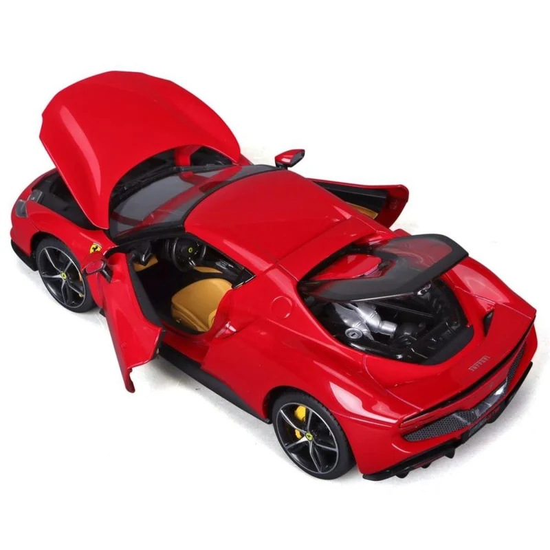 Bburago Ferrari R&P 296 GTB Rosso Corsa 1/18 rot