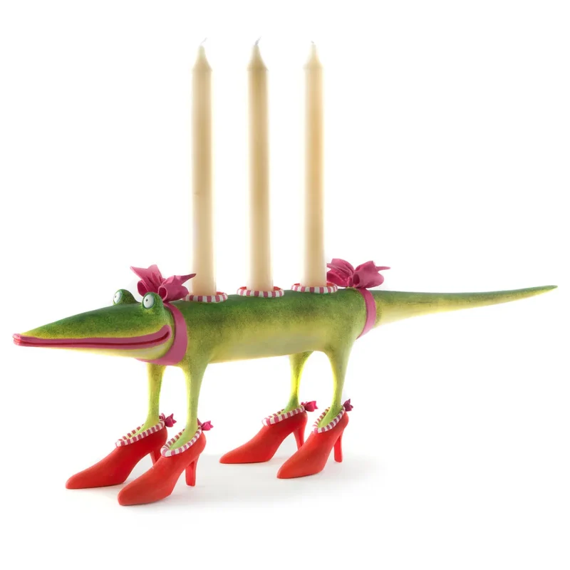 Krinkles - Gloria Alligator Kerzenhalter