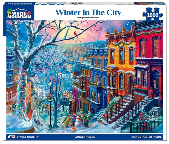 PFG Winter in the City, Bigelow (1000pcs) (Usage/Used - PUZZLES FOR GOOD)