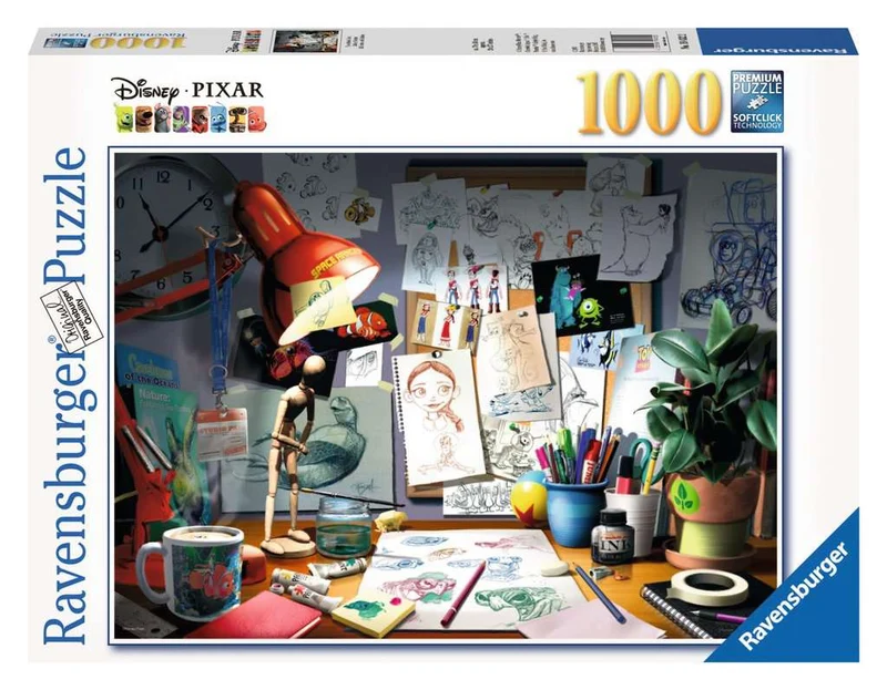 PFG Ravensburger Disney-Pixar: The Artist's Desk (Usage/Used - PUZZLES FOR GOOD)
