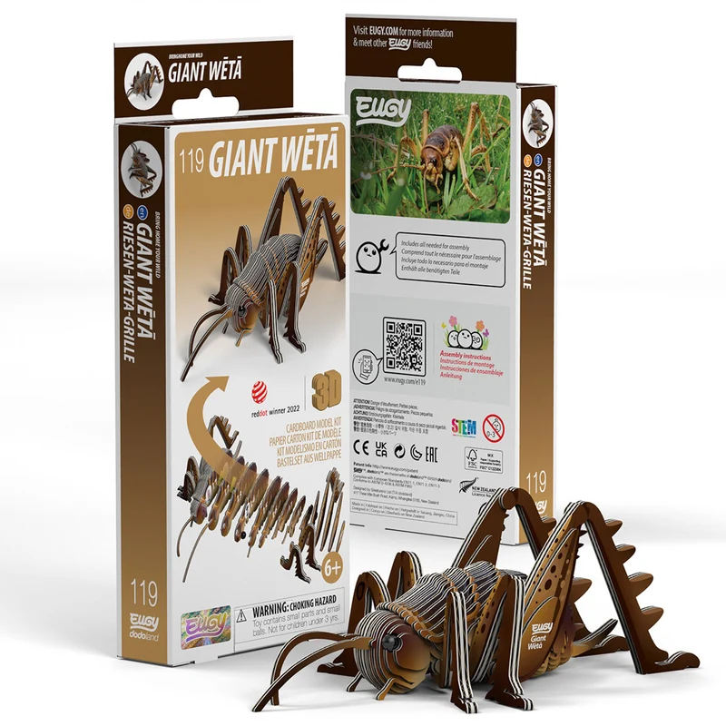 Öko-Puzzle 3D - Riesige Weta