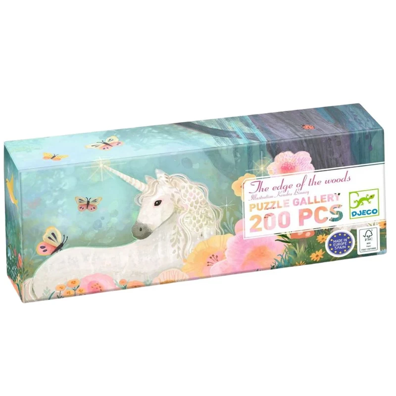 Papp-Puzzle - Einhörner 200 Teile