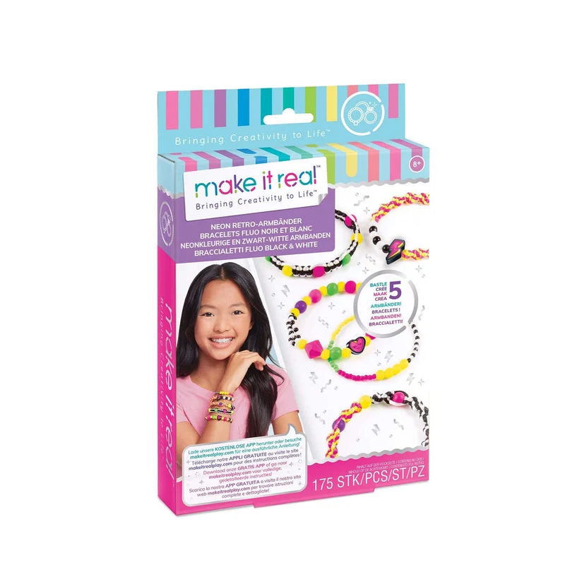 Make it Real Neon Retro Armbänder