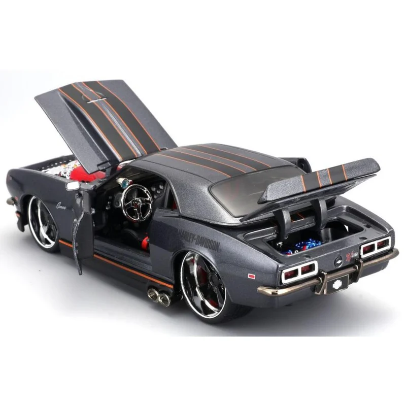 Maisto Chevrolet Camaro 1968 Harley Davidson 1/24 schwarz
