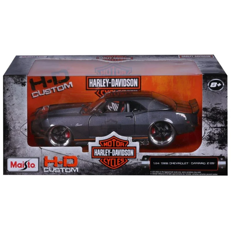 Maisto Chevrolet Camaro 1968 Harley Davidson 1/24 schwarz