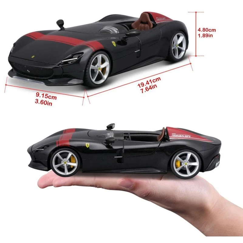 Bburago Ferrari Monza SP1 1/24 schwarz