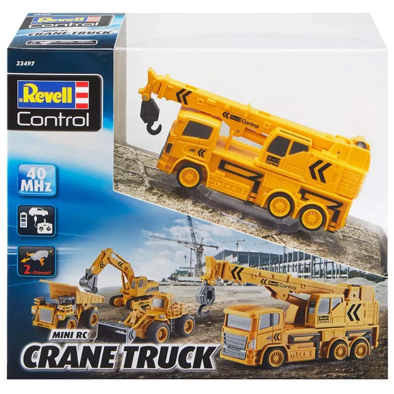 Revell Control 23497 - Baufahrzeug Kranwagen, 40 MHz