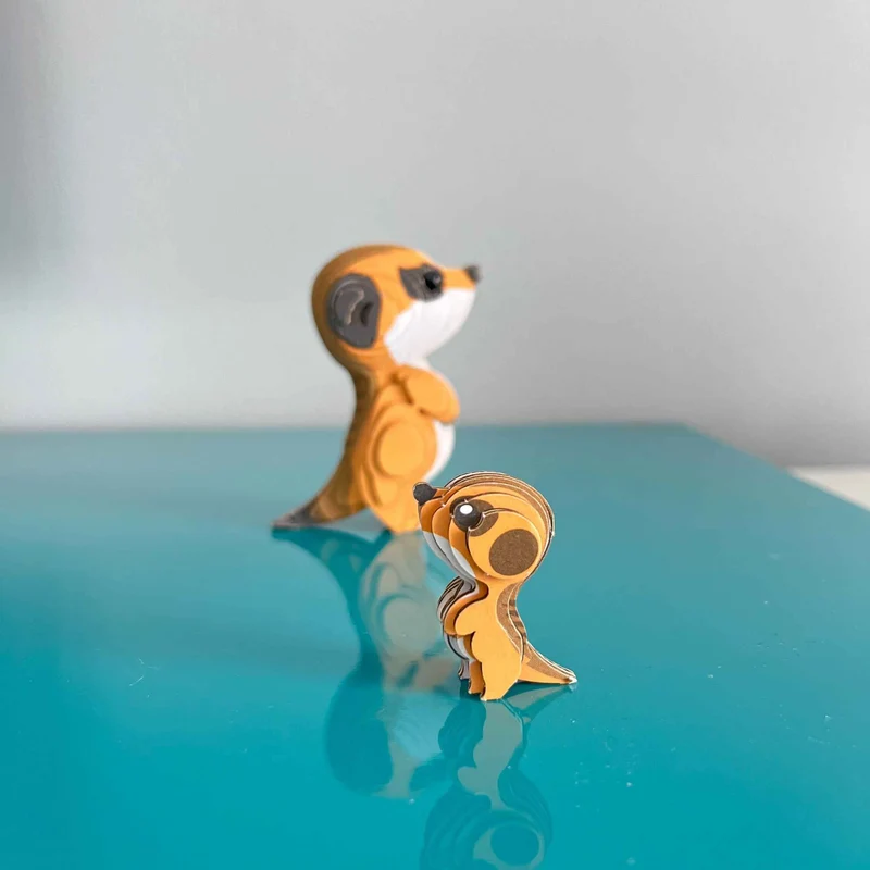 Öko-Puzzle 3D – Erdmännchen