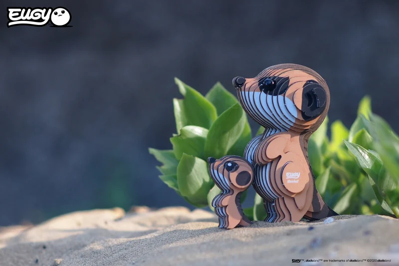 Öko-Puzzle 3D – Erdmännchen