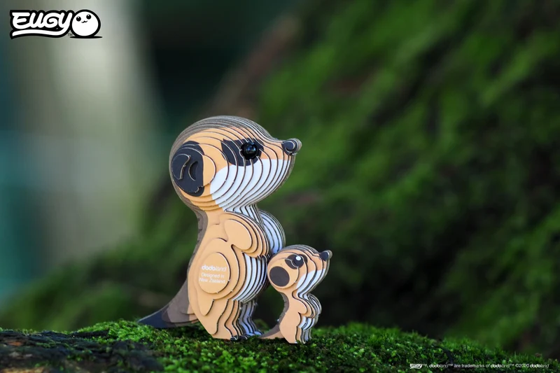 Öko-Puzzle 3D – Erdmännchen
