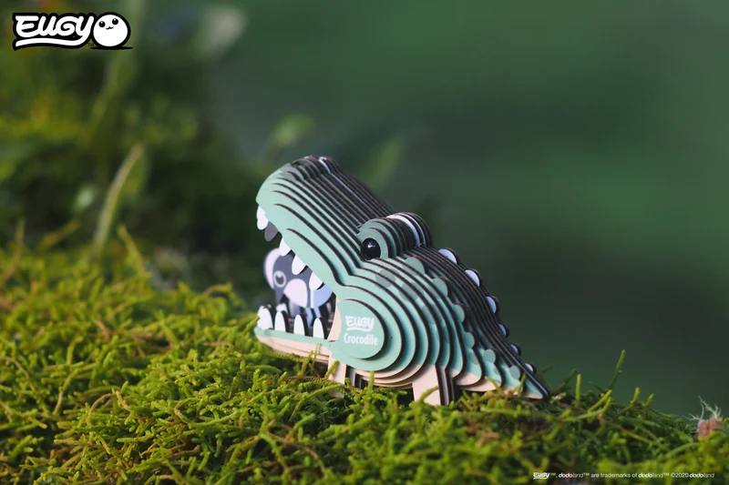 Öko-Puzzle 3D – Krokodil
