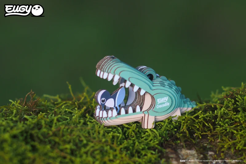 Öko-Puzzle 3D – Krokodil