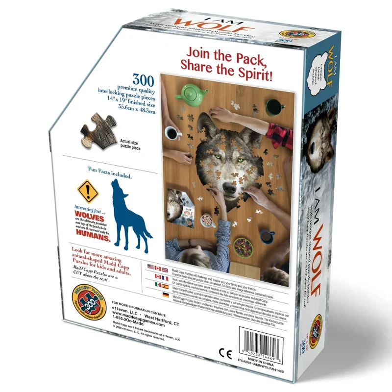 Madd Capp Puzzle - Mini Wolf - 300 Teile