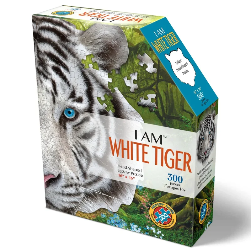 Madd Capp Puzzle - Mini weisser Tiger - 300 Teile