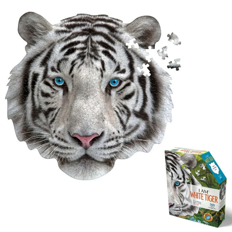 Madd Capp Puzzle - Mini weisser Tiger - 300 Teile
