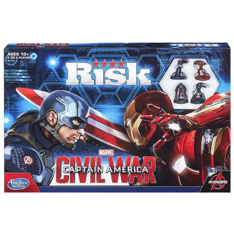 Captain Amerika - Brettspiel Risk - - Englische Version - Civil War Edition